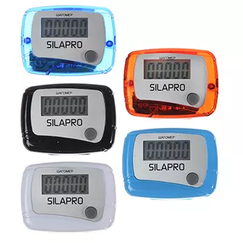Шагомер, пластик, 4,8х3,7х2,1 см, SILAPRO