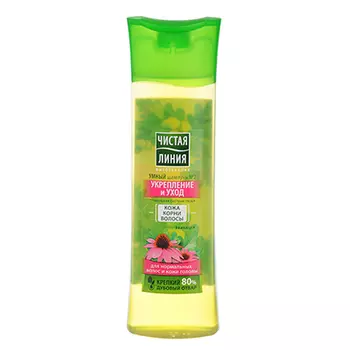 Шампунь ЧИСТАЯ ЛИНИЯ Укрепление и Уход, для нормальных волос, 400мл