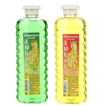 Шампунь Любава, ромашка/крапива, 500 мл, ЛБ 05/06