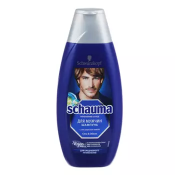 Шампунь Schauma Man Сила и объем волос с экстрактом хмеля,арт.2389193/2504683