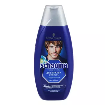 Шампунь Schauma Man Сила и объем волос с экстрактом хмеля,арт.2389193/2504683