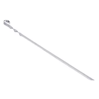 Шампур угловой 450х10х0.8 мм, нержавеющая зеркальная сталь