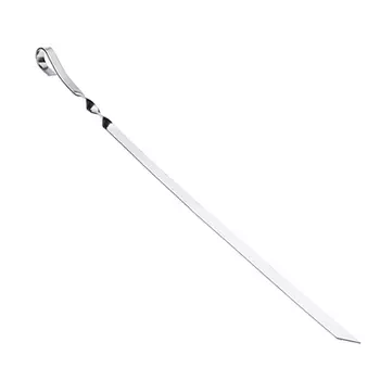 Шампур угловой 610х10х1.0 мм, нержавеющая сталь