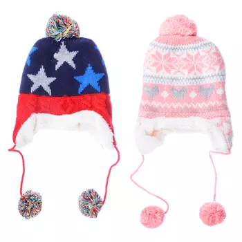 Шапка детская, 100% акрил, 2 дизайна