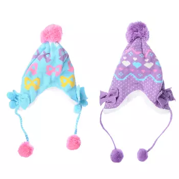 Шапка детская, 100% акрил, 2 дизайна, ШЗ2019-27