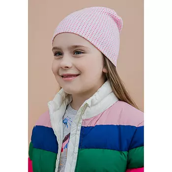 Шапка детская, 100% хлопок, 19х19см, 2 дизайна, ШЛ20-15