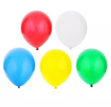 Шары воздушные светодиодные, 5 шт, 12", 21х11см