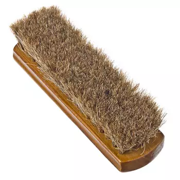 Щетка для обуви натуральный ворс, люкс, 18x4.6x2.8см, 502