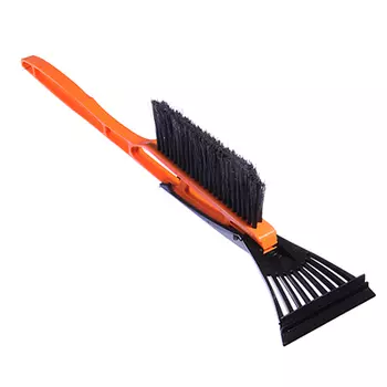 Щетка сметка и скребок New Galaxy оранжевая 53см