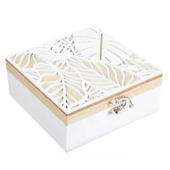 Шкатулка для украшений 15х15х6,5 см, МДФ