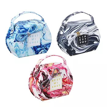 Шкатулка для украшений, 16х12х7см, полиэстер, 3 цвета