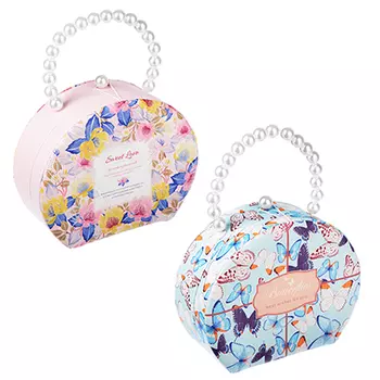 Шкатулка для украшений с отделениями и зеркалом 18,5х14,5х7 см, полиэстер, 2 дизайна