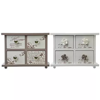 Шкатулка-комод для украшений, МДФ, 19,8х9,9х13,7, 2 дизайна