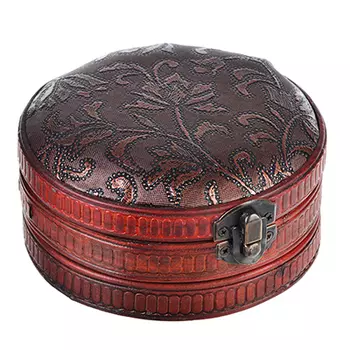 Шкатулка сундучок 12х6 см, МДФ, полиэстер,