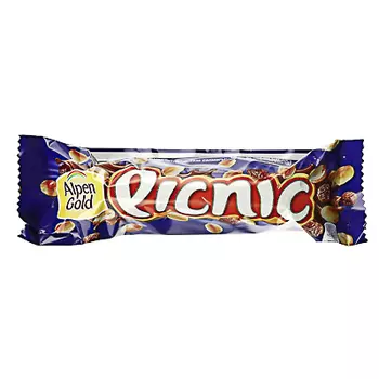 Шоколадный батончик Picnic 38г