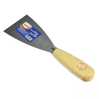 Шпатель с деревянной ручкой 40мм
