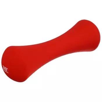 SILAPRO Гантель в форме кости 3кг (+-100гр) , металл, неопреновое покрытие