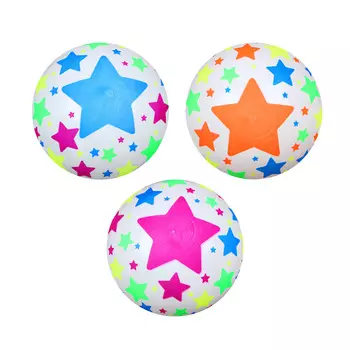 SILAPRO Мяч пляжный Звезды 22см, ПВХ, 60г (+-10%)