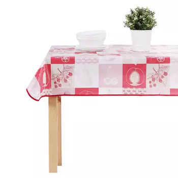 Скатерть 140х180 см PROVANCE " Чаепитие " с бейкой, 6 дизайнов, ПВХ