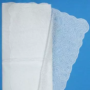 Скатерть на стол ажурная, пвх, 135x180см, VETTA