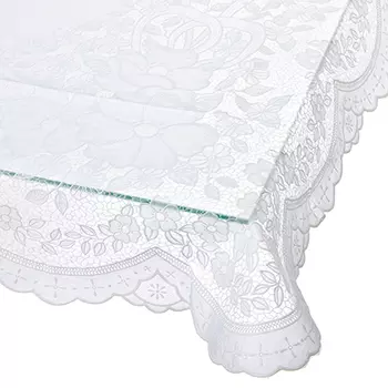 Скатерть на стол ажурная, пвх, 150x228см, VETTA