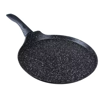 Сковорода литая блинная d.28 см SATOSHI Марсель, антипригарное покрытие Мрамор