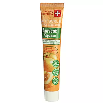 Скраб для лица для нормальной и комбинированной кожи "Абрикос", 44 мл