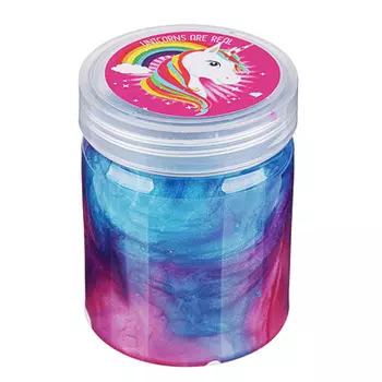 Слайм перламутровый, 130гр., полимер, 1-4 цвета