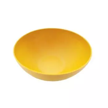 СЛАВЯНА Салатник бамбуковое волокно, 20см, желтый, BF20748