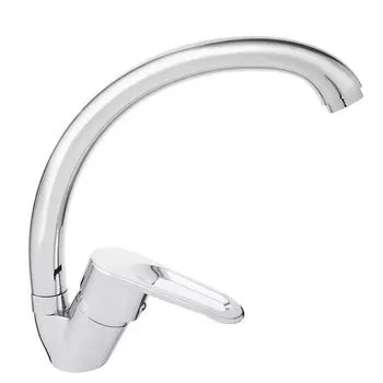 Смеситель для кухни, однорычажный, высокий поворотный излив 25см, хром, 1С25/0