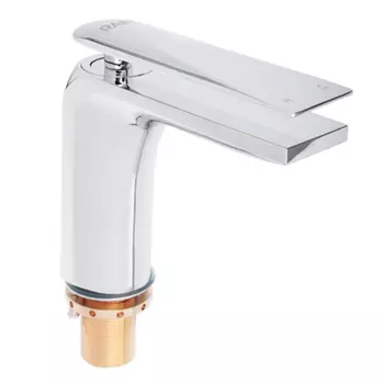 Смеситель для раковины RAIN Малахит, однорычажный, хром