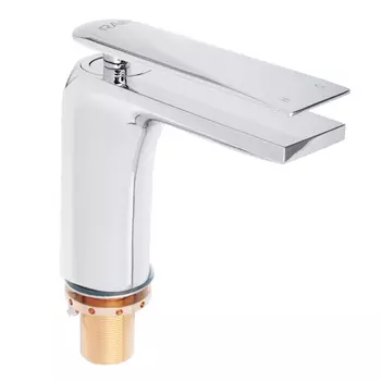 Смеситель для раковины RAIN Малахит, однорычажный, хром