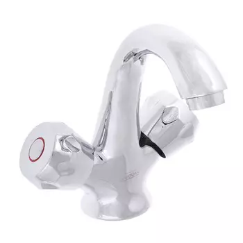 Смеситель для раковины СоюзКран, двухвентильный, хром, SK2080