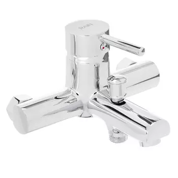 Смеситель для ванны RAIN Янтарь, однорычажный, короткий излив, хром