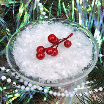 Снег искусственный голо графия, пакет 17х20 см, 50 гр, СНОУ БУМ