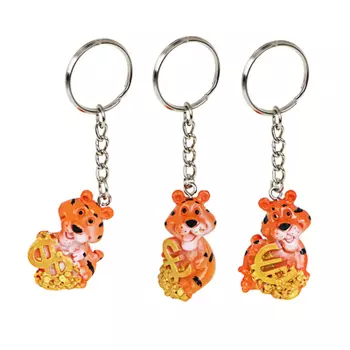 СНОУ БУМ Брелок полистоун, 3,8x2,5x1,5см, 3 дизайна