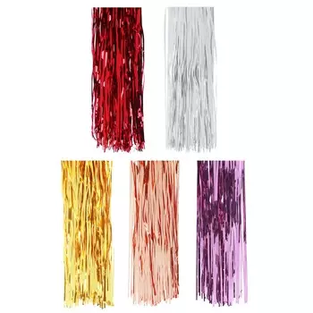 СНОУ БУМ Дождик 100х9см, ПВХ, блеск, 5 цветов