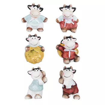 СНОУ БУМ Фигурка Символ Года 2021, керамика, 8,6х5,5х4,1см, 6 дизайнов