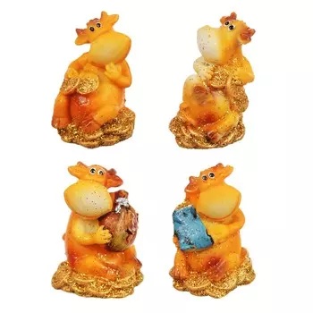 СНОУ БУМ Фигурка Символ Года 2021, полистоун, 4,5х3х3см, 4 дизайна