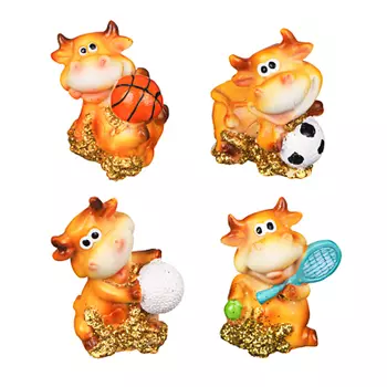 СНОУ БУМ Фигурка Символ Года 2021, полистоун, 6х5х4см, 4 дизайна