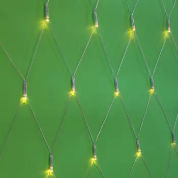 СНОУ БУМ Гирлянда эл. сеть 144LED, 1,6x1,6м, шампань, плавное мерцание, ПВХ прозр., 220В