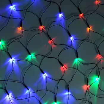 СНОУ БУМ Гирлянда электр. сеть на Ёлку, 224LED, d=1,8м, мультицвет, 8 реж, ПВХ провод, 220В