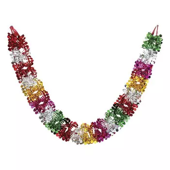 СНОУ БУМ Гирлянда-растяжка 250х25см, ПВХ, многоцвет, арт.0021