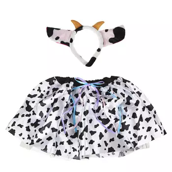 СНОУ БУМ Костюм карнавальный с ободком и юбочкой 2 пр., полиэстер