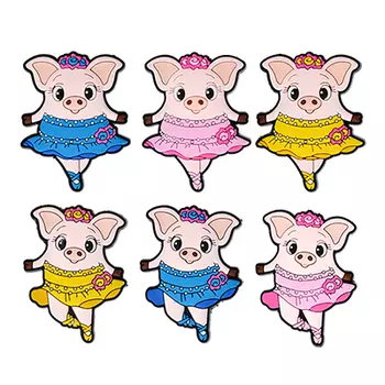 СНОУ БУМ Магнит 5,5х4см, ПВХ, Символ года, 6 дизайнов