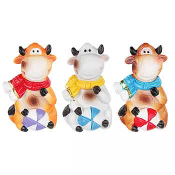 СНОУ БУМ Магнит Символ Года 2021, полистоун, 5,2х3,5см, 3 дизайна