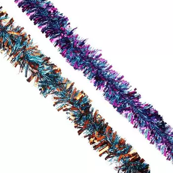 СНОУ БУМ Мишура 200х9см, ПВХ, 2 цвета, арт 0602