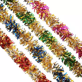 СНОУ БУМ Мишура 200х9см, ПВХ, 4 цвета, арт 0603