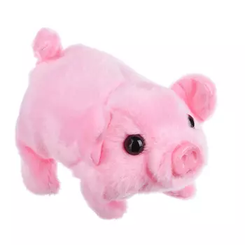 СНОУ БУМ Музыкальная игрушка "Свинка", движение, звук, 17х 9 х10 см, 2 х 1,5 АА