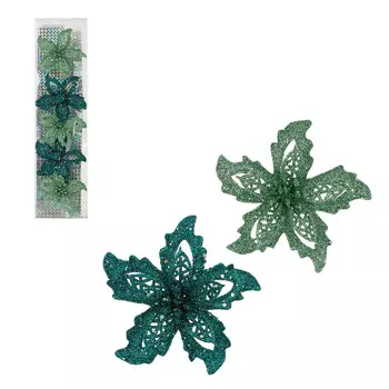 СНОУ БУМ Набор декоративных украшений 5 шт, (9см), пластик, арт 12